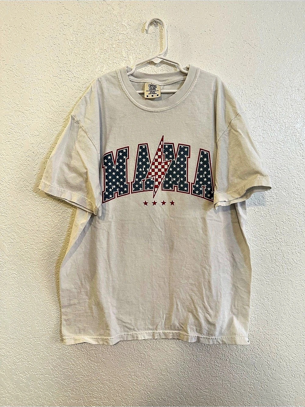 Comfort Colors Graphic Print Cotton Tee Size Medium